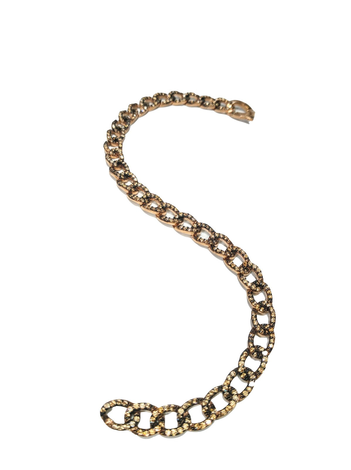 Silver Groumette Chain Bracelet