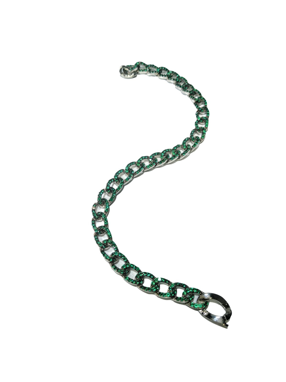 Silver Groumette Chain Bracelet